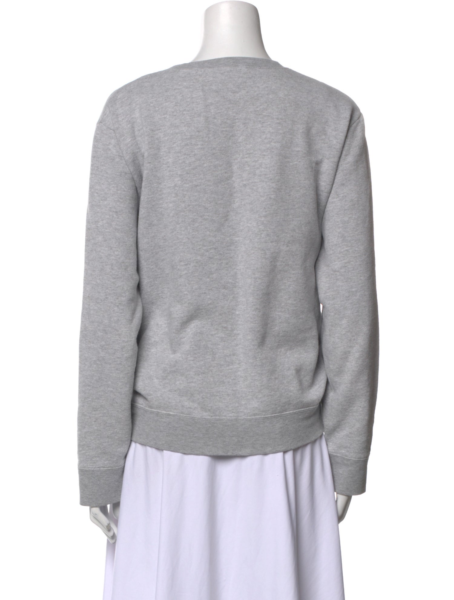 Yves Saint Laurent Graphic Print Crew Neck Sweatshirt